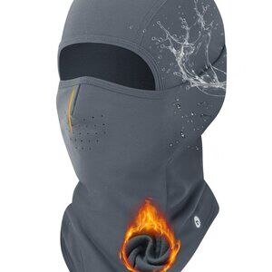 Water Resistant Fleece Ski Mask Balaclava for Cold Weather Snowboarding